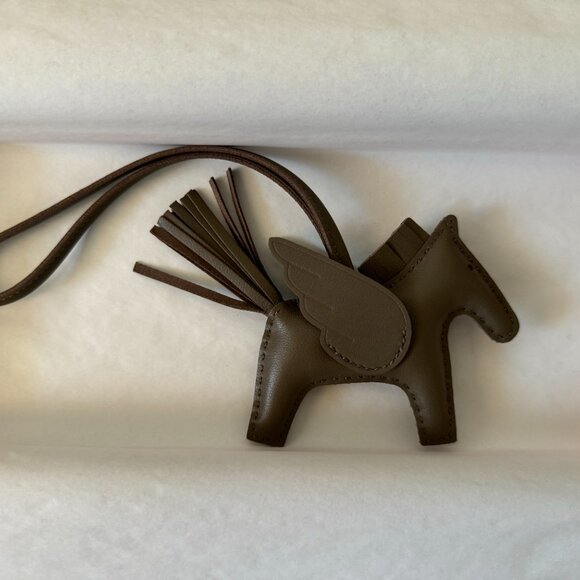 Hermes Rodeo Pegase Pegasus PM Etoupe bag charm for birkin kelly - Picture 2 of 6